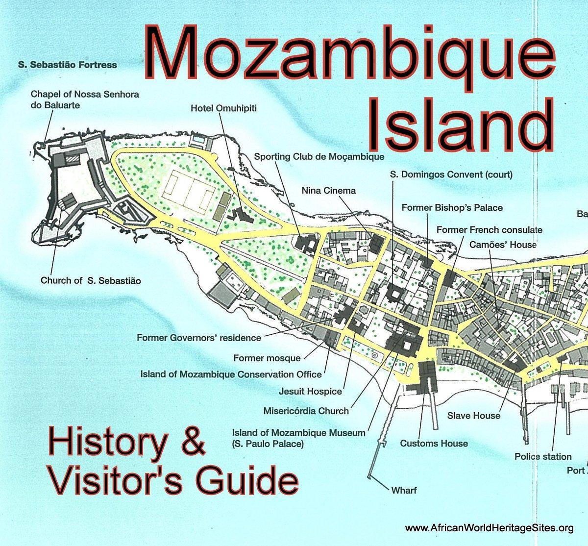 kartta Mosambik